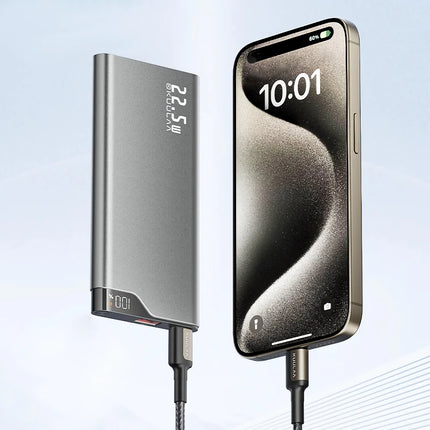 Batterie externe portable à charge rapide 10000 mAh avec affichage numérique