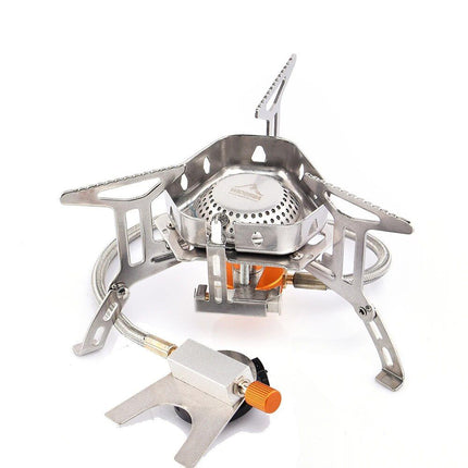 Compact Wind-Proof Camping Gas Burner for Outdoor Adventures - Wnkrs