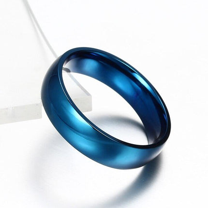 Bague pour hommes à motifs solides