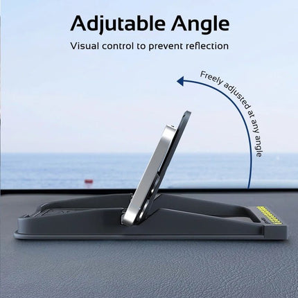 Universal 3-in-1 Car Dashboard Silicone Phone Holder with Anti-Slip GPS Mat - Wnkrs