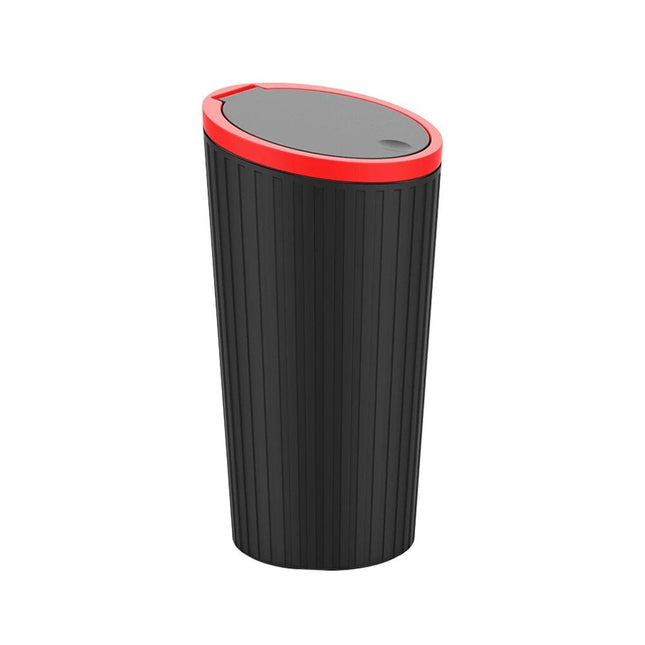 Compact Car Trash Bin with Press Lid - Wnkrs