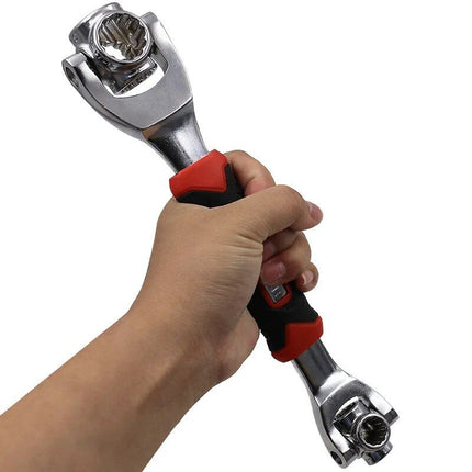 8-in-1 Multifunctional Rotating Socket Wrench - Universal, Non-Slip Grip Tool - Wnkrs