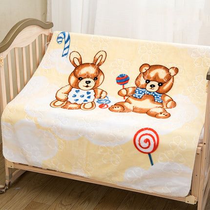 Double-sided Printing Cloud Blanket Cartoon Super Soft And Comfortable - Wnkrs