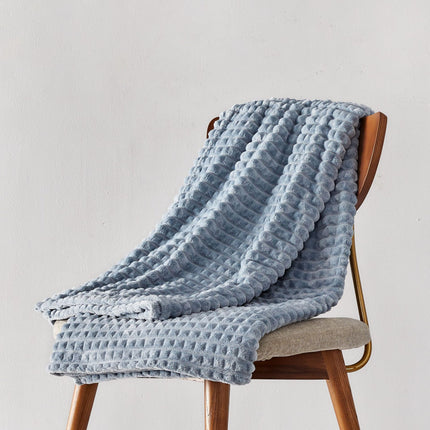 Flannel Plaid Blanket Soft Comfortable And Warm Nap Blanket - Wnkrs