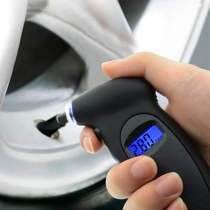 High-Precision Digital Tire Pressure Gauge with LCD Display for All Vehicles - Wnkrs