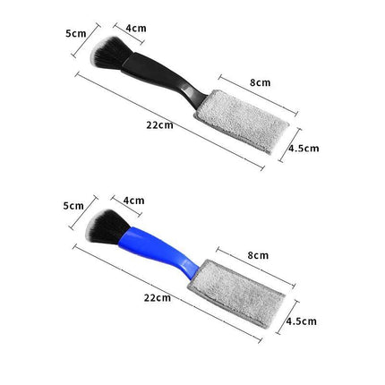 Double-Ended Car Detailing Brush for Air Vents & Screens - Wnkrs