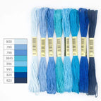 Azul / 8 colores