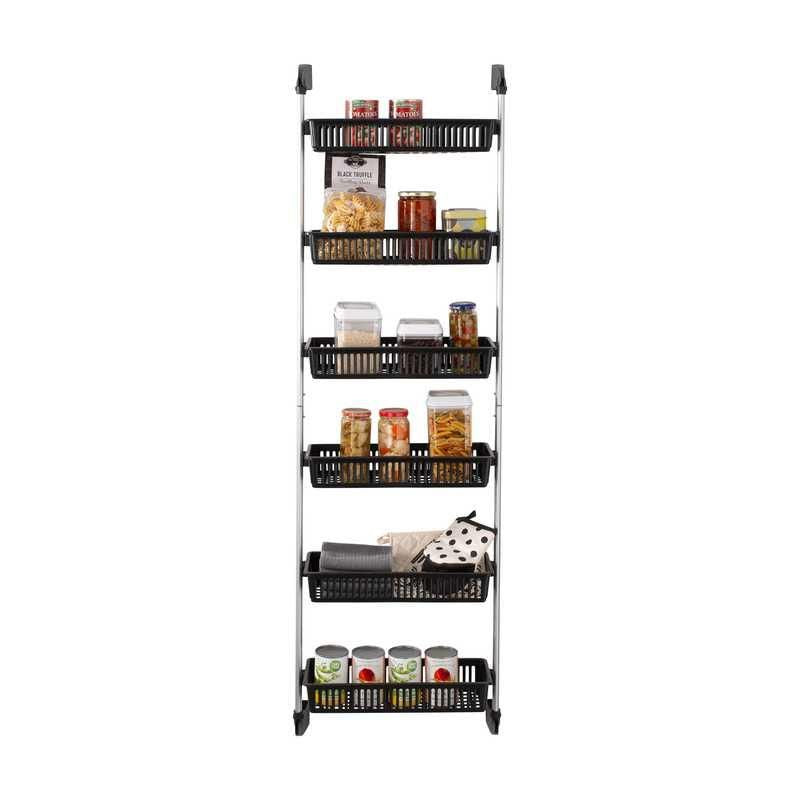 6-Tier Over-the-Door Hanging Storage Basket Organizer