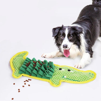 Tapis de reniflement interactif et jouet d'alimentation lente pour chiens