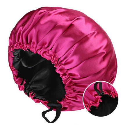 Bonnet en soie ajustable pour femme