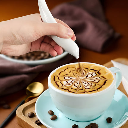 Stylo électrique Latte Art pour la décoration de café, de gâteaux et d'épices