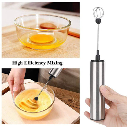 Electric Coffee Blender Milk Frother Handheld Whisk Kitchen Tools - Wnkrs