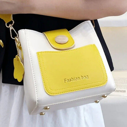 Trendy Yellow Mini Crossbody Handbag - Wnkrs