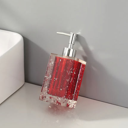 Dispensador de jabón de lujo elegante para el baño