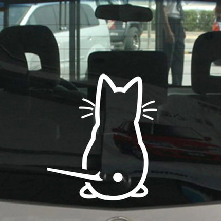 Waving Tail Car Wiper Decal - Wnkrs