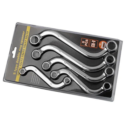 5-Piece S-Type Allen Wrench Set - Double-Ended Spanner Tool Kit - Wnkrs