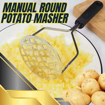 Stainless Steel Handle Potato Masher & Ricer Mash Potatoes Vegetables Tool - Wnkrs