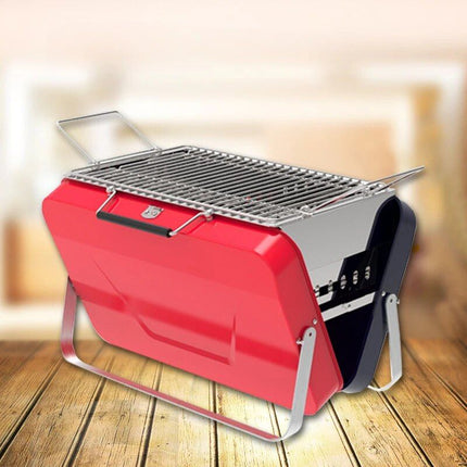 Compact Stainless Steel Folding Brazier Grill – Perfect for Camping and Outdoor BBQ - Wnkrs