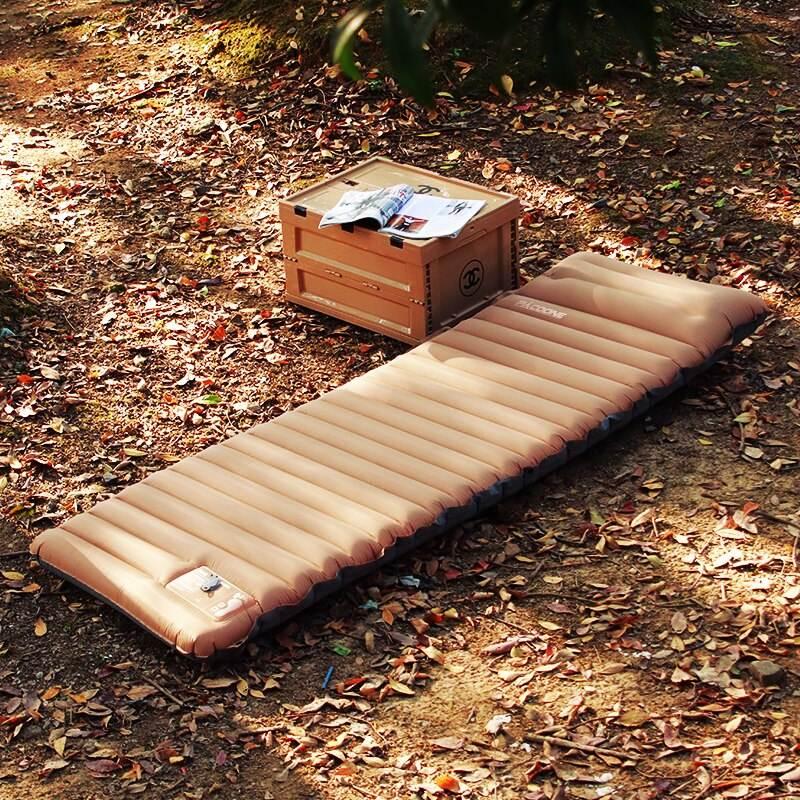 Camping Air Mattress with Built-In Foot Pump