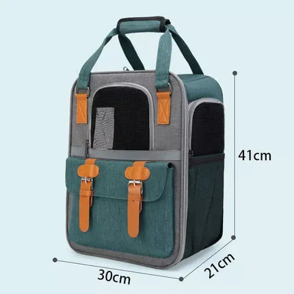 Lightweight 10 KG Pet Leisure Backpack for Small Cats & Dogs - Wnkrs