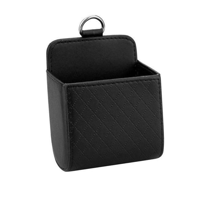 Organisateur de voiture universel - Boîte de rangement en cuir pour les objets essentiels