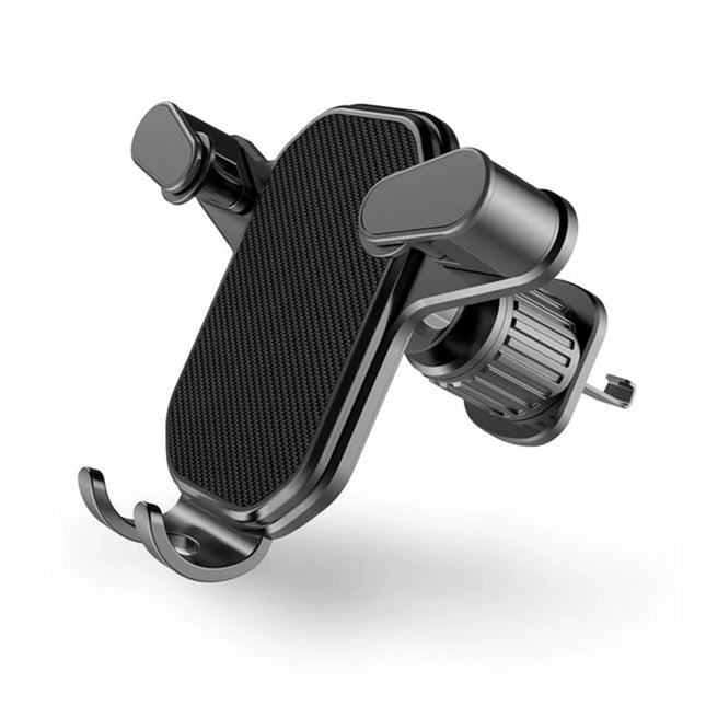 Soporte de teléfono para automóvil con rotación de 360 grados y función de gravedad