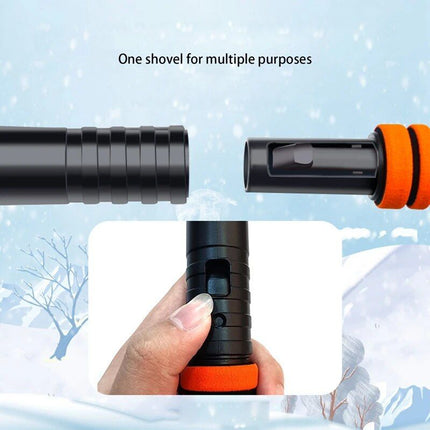 Compact Winter Car Snow & Ice Removal Tool with EVA Foam Handle - Wnkrs