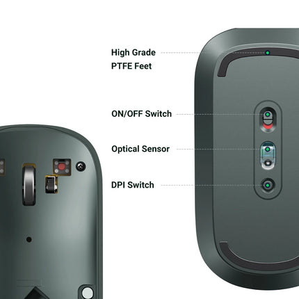 Ultra-Slim 4000 DPI Wireless Mouse