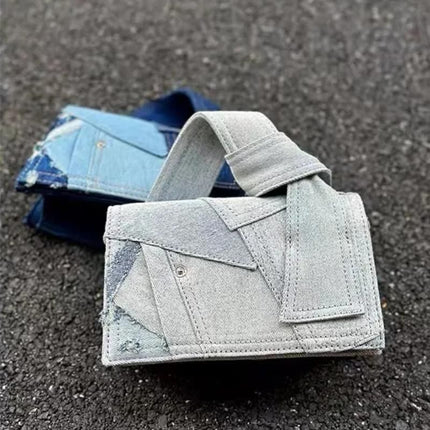 Chic Denim Crossbody Bag