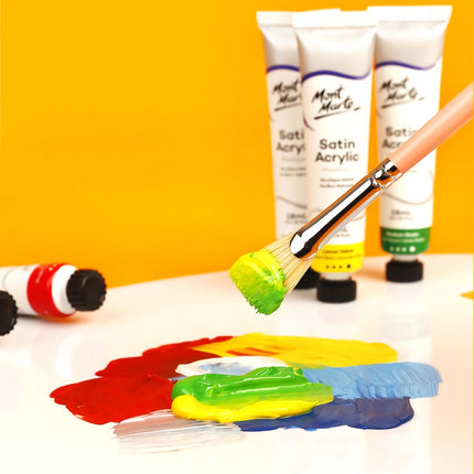 8-Color Fluorescent Acrylic Pigment Set - 36ml for Vibrant Art and Graffiti