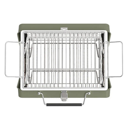 Compact Stainless Steel Folding Brazier Grill – Perfect for Camping and Outdoor BBQ - Wnkrs