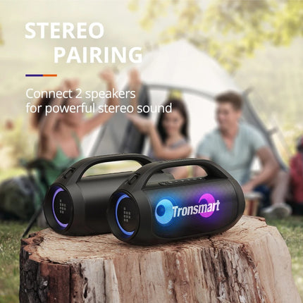 Portable Bluetooth Speaker with 24-Hour Playtime, Waterproof, and LED Lights