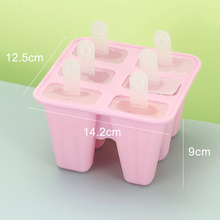 Moules à glace en silicone réutilisables à 6 cavités