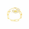Gold Half Stone
