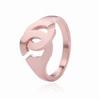 5 / Anillo de oro rosa