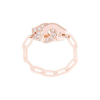 8 / Media Piedra De Oro Rosa