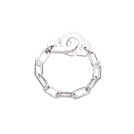 Sterling Silver Handcuff Ring - Wnkrs