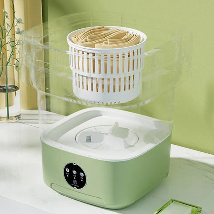 Portable Folding Washing Machine with Large Capacity & Spin Dryer Bucket - Wnkrs