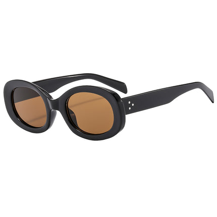 Chic Retro Oval Sunglasses for Women