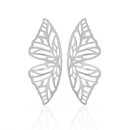 Angel Wing Butterfly Stud Earrings for Women