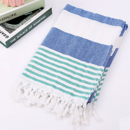 Cotton striped beach towel 100x180cm - Wnkrs