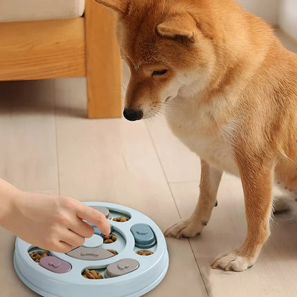 Comedero lento interactivo para perros: juguete tipo rompecabezas