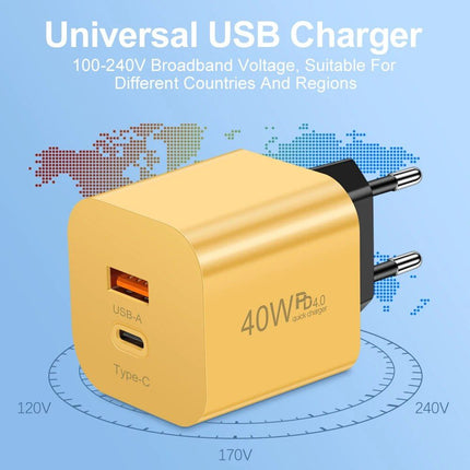 40W Quick Charge PD 4.0 USB-C Wall Adapter - Wnkrs