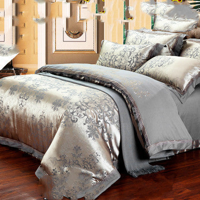 Four-piece Bed Full Cotton 1.5m1.8m Linen And Duvet Cover - Wnkrs