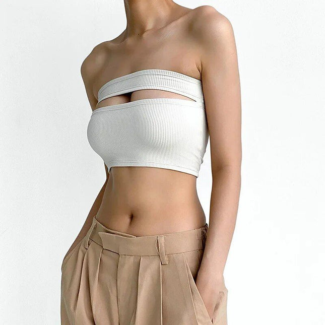 Hollow Out Crop Top