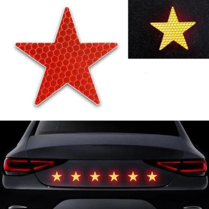 Star-Shaped Reflective Safety Stickers - Wnkrs