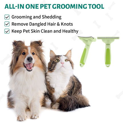 Brosse de toilettage ergonomique pour animaux de compagnie