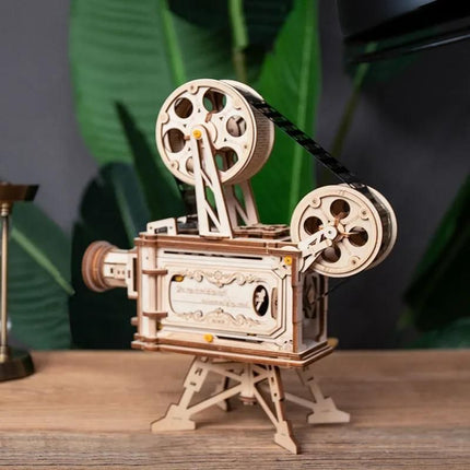 DIY 3D Wooden Film Projector Model Kit - Wnkrs