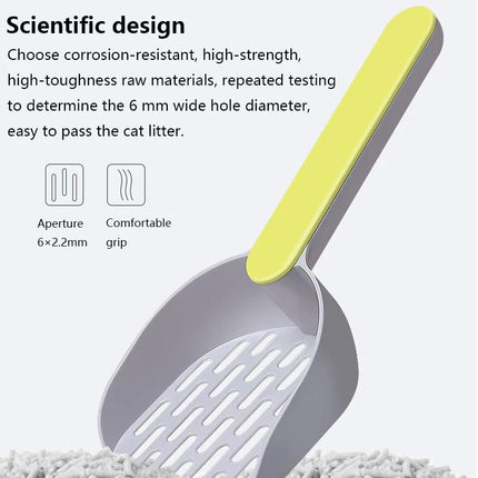 Multi-Function Cat Litter Scoop with Self-Cleaning Base - Eco-Friendly Pet Care