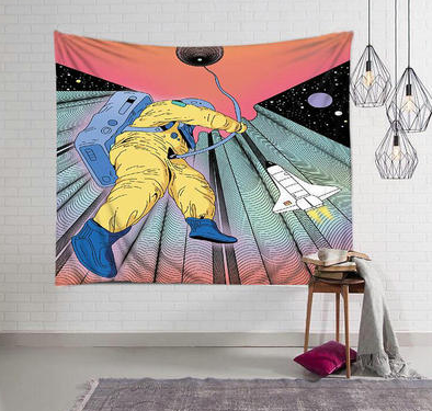 Astronaut spaceman background cloth - Wnkrs
